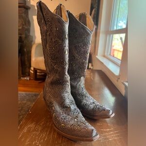 Corral Handcrafted Boots WORN ONCE
